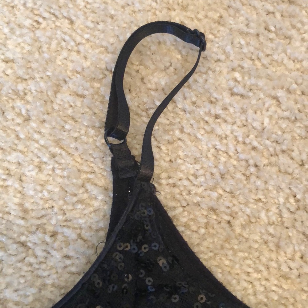 Charlotte Russe Black Sequined Tank - Picture 3 of 4